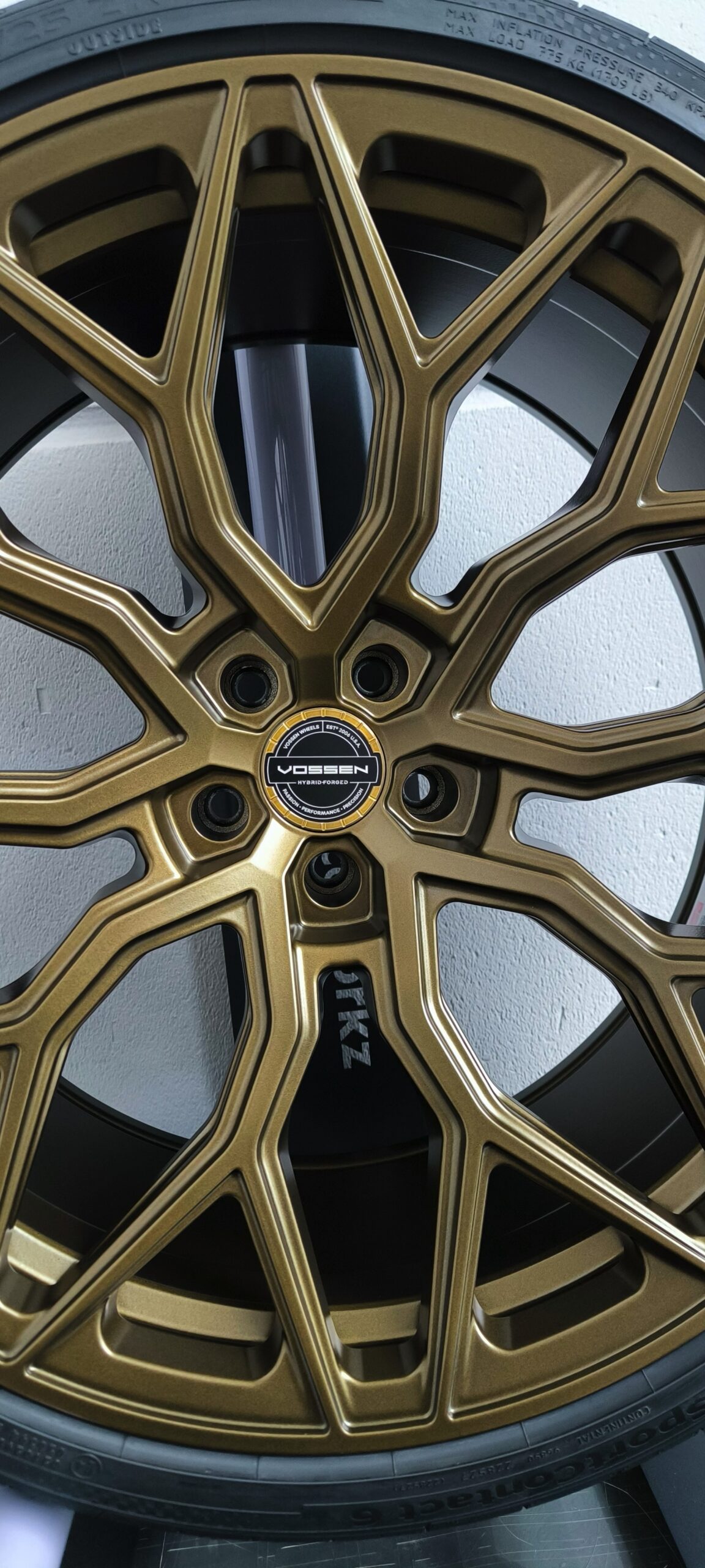 Gepflegte Felge nach der Aufbereitung und Keramikversiegelung