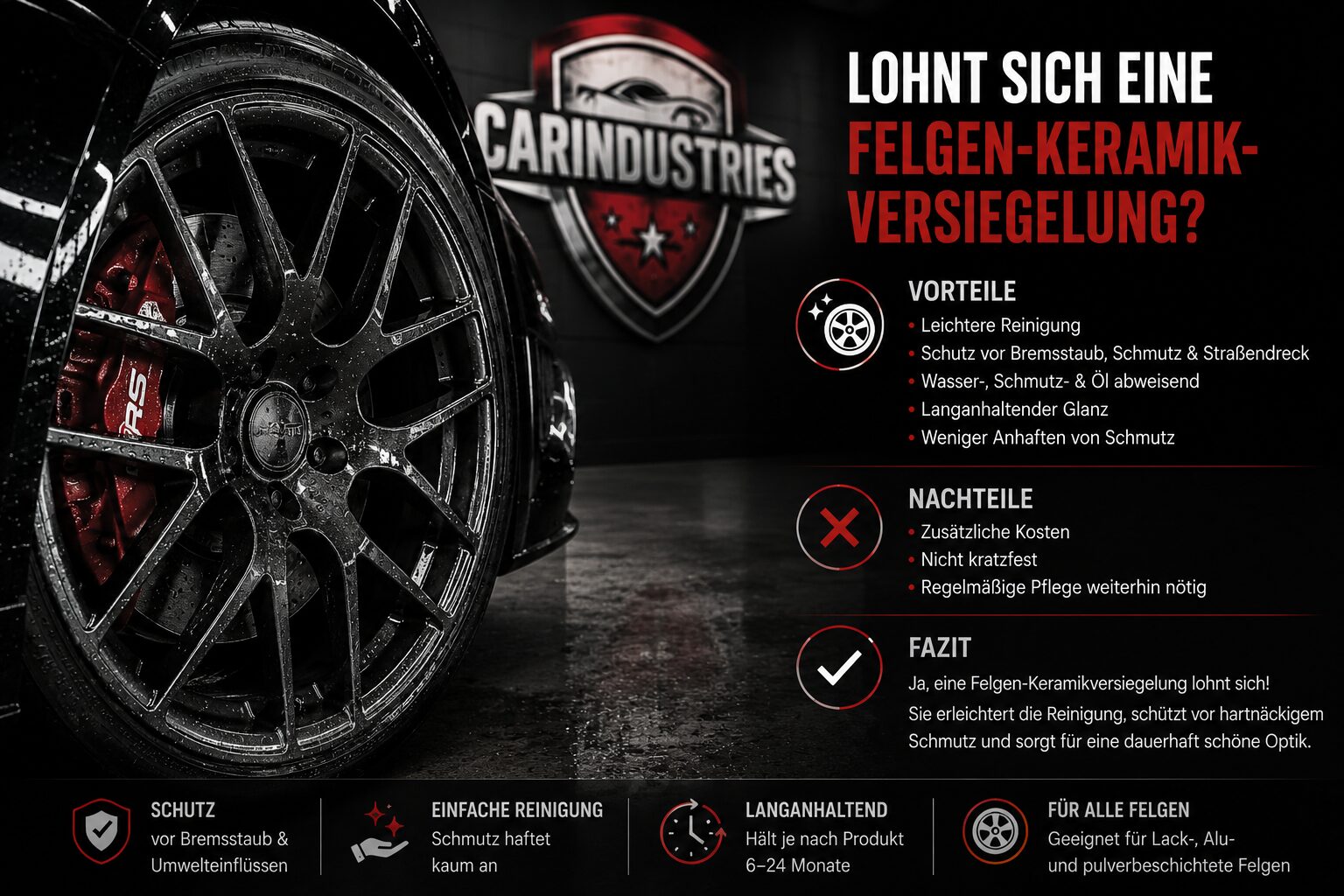 CarIndustries Blogbeitrag: Lohnt sich eine Felgen-Keramikversiegelung?