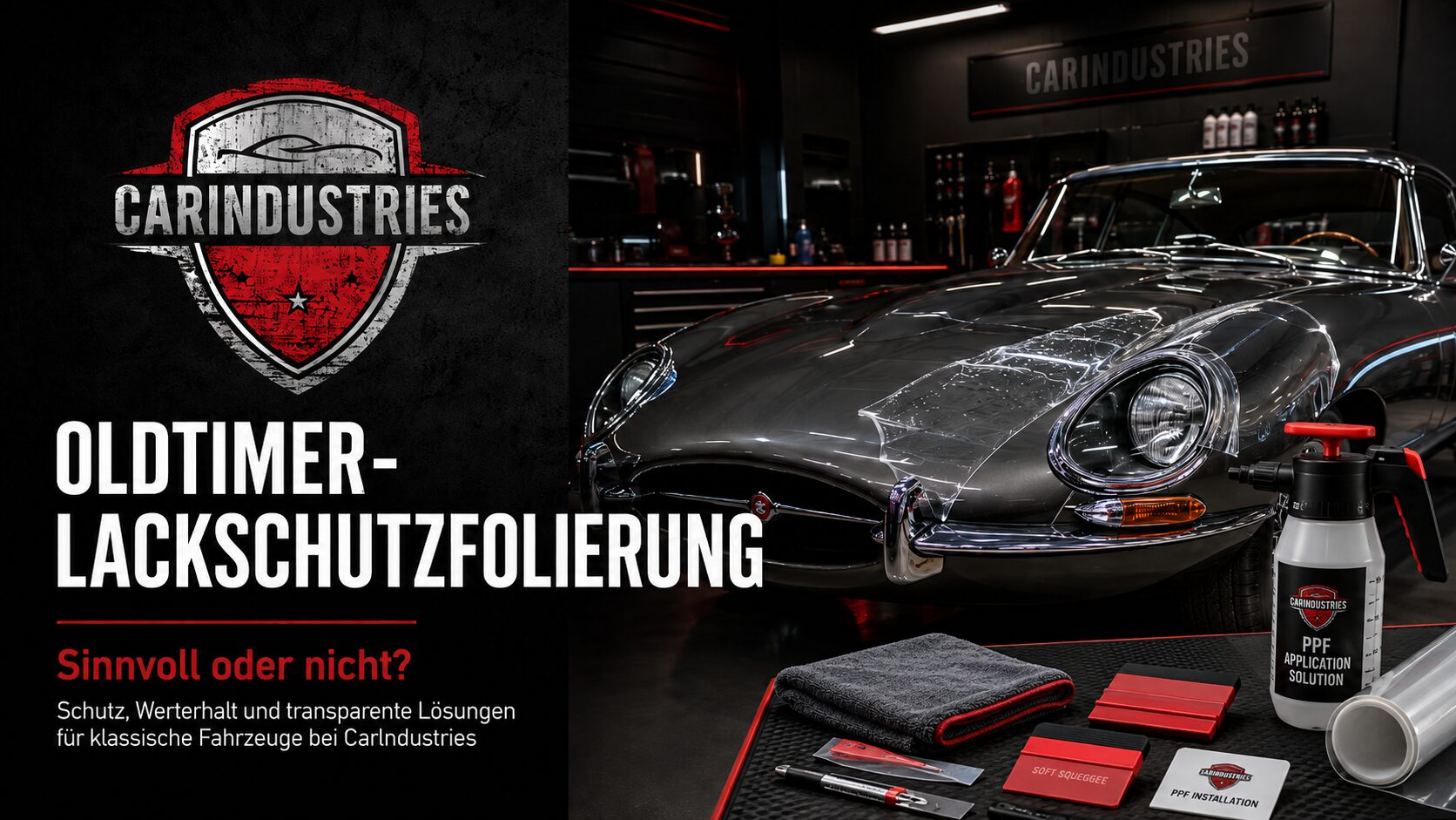 CarIndustries Blogbeitrag: Lackschutzfolie beim Oldtimer – sinnvoll oder nicht?