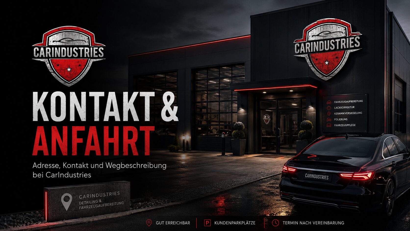 CarIndustries Kontakt und Anfahrt zur Fahrzeugaufbereitung in Groß-Umstadt