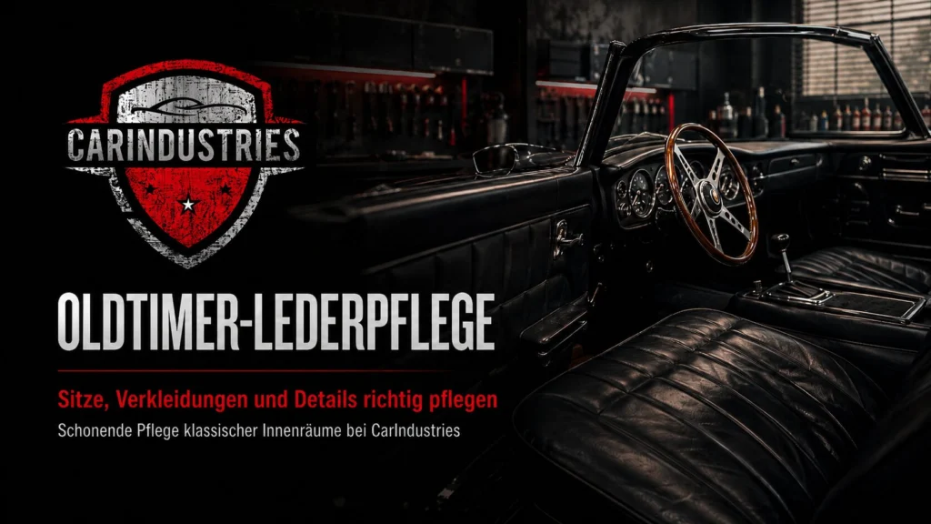 CarIndustries Blogbeitrag: Oldtimer-Lederpflege
